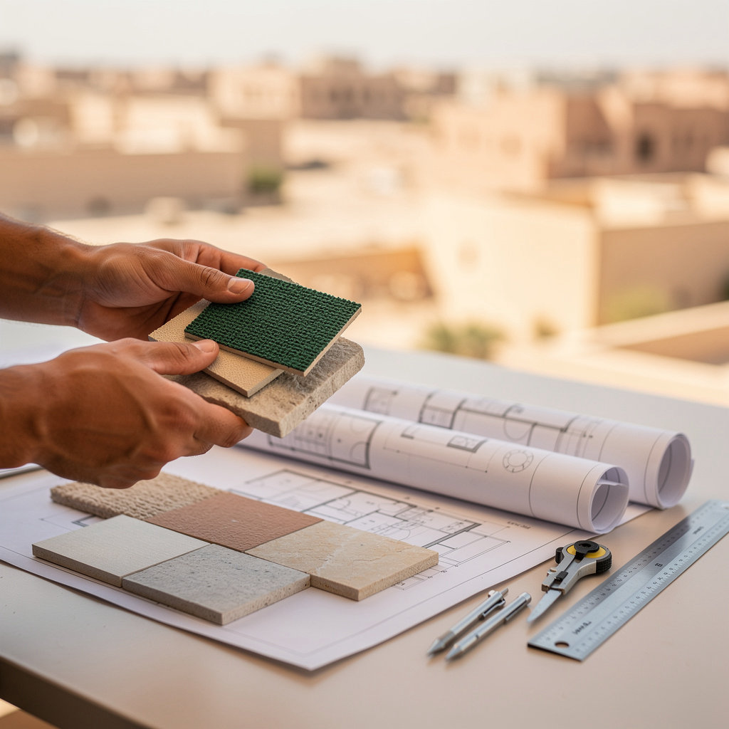 مؤسسه رايه الطريق للمقاولات العامه - فريق متخصص في البناء والتشطيب بالرياض